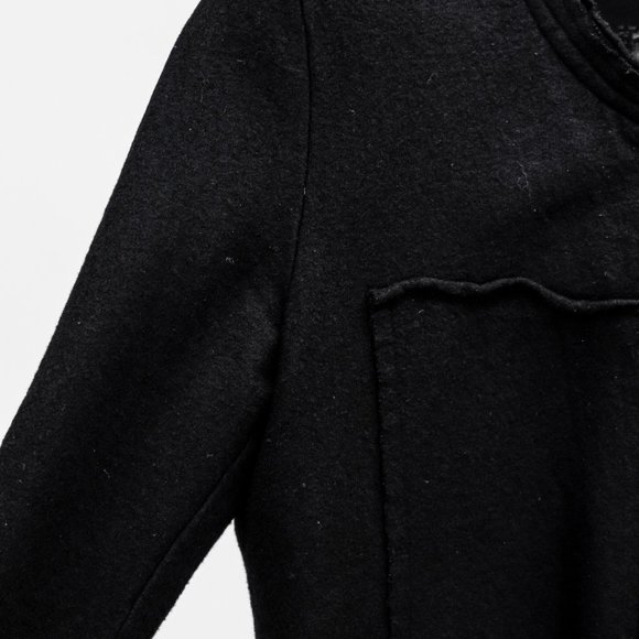 Rundholz Black Label Black Wool Distressed Evening Jacket - Picture 5 of 10